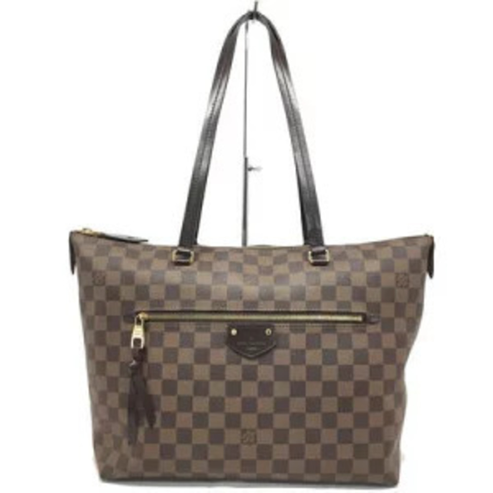 LOUIS VUITTON IENA Damier Ebene Brown Tote Bag Shoulder